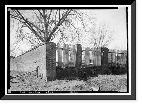 McIntosh House, Fail Street, Camden, Wilcox County, AL - 7, Historic Print
