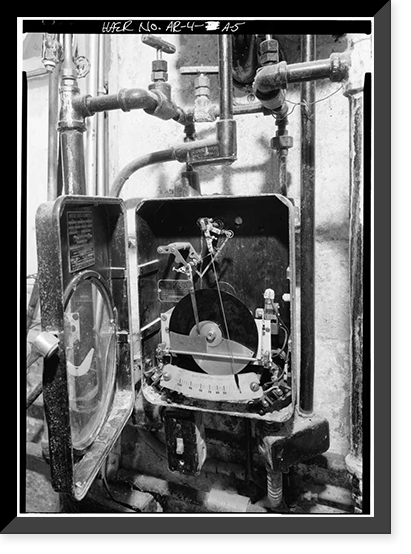 Hot Springs National Park, Bathhouse Row, Superior Bathhouse: Mechanical & Piping Systems, State Highway 7, 1 mile north of U.S. Highway 70, Hot Springs, Garland County, AR - 5 Vintage Wall Art Pri