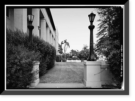 U.S. Naval Hospital, Corps Barracks, Park Boulevard, Balboa Park, San Diego, San Diego County, CA - 13 Classic, Historic Reproduction