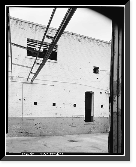 Savage Tire Factory, Original Brick Warehouse, Main Street, San Diego, San Diego County, CA Classic, Vintage Wall Art