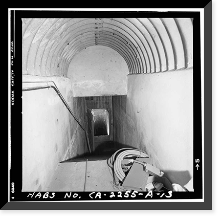 Fort Rosecrans, Mining Casemate, Point Loma, San Diego, San Diego County, CA - 13, Antique Print