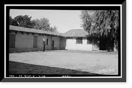 Casa de Rancho Guajome, San Luis Rey, San Diego County, CA - 10, Vintage Poster