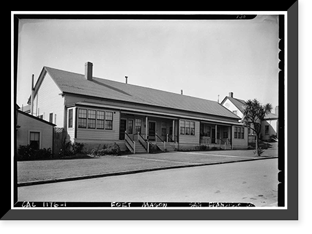 Fort Mason, W O & N C O Quarters No. 14, San Francisco, San Francisco County, CA, Antique Wall Art