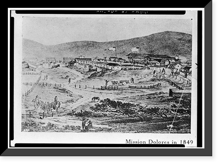 Mission San Francisco de Asis, Mission & Sixteenth Streets, San Francisco, San Francisco County, CA - 5, Antique Wall Art