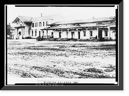 Mission San Francisco de Asis, Mission & Sixteenth Streets, San Francisco, San Francisco County, CA - 6, Antique Print