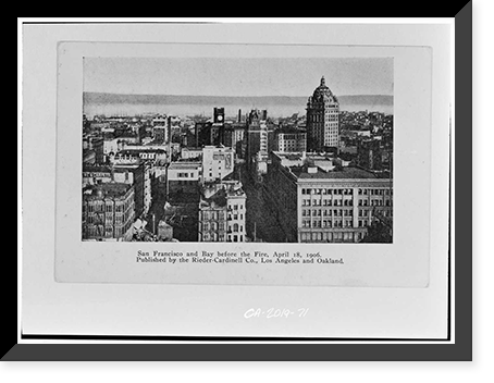 City of Paris Dry Goods Company, Geary & Stockton Streets, San Francisco, San Francisco County, CA - 71 Classic, Antique Print