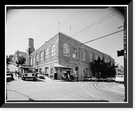 San Francisco Cable Railway, Washington & Mason Streets, San Francisco, San Francisco County, CA - 34, Vintage Print