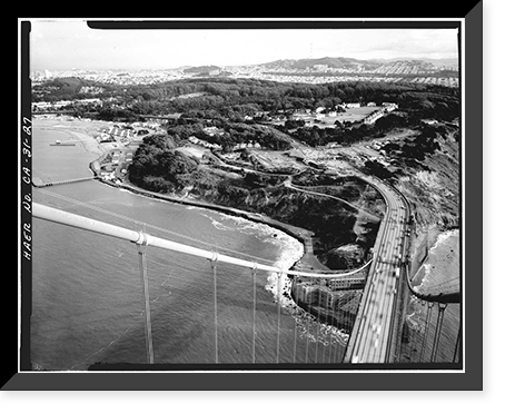 Golden Gate Bridge, Spanning mouth of San Francisco Bay, San Francisco, San Francisco County, CA - 27, Vintage Poster