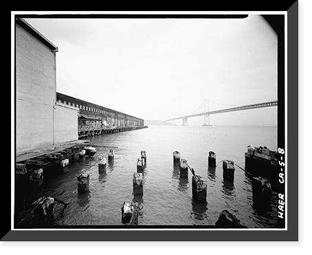 Pier 16 & Bulkhead Building, Howard Street, San Francisco, San Francisco County, CA - 8, Vintage Wall Art