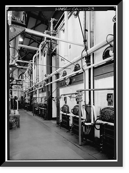 San Francisco Fire Department, Pumping Station No. 2, Van Ness Avenue at Bay, San Francisco, San Francisco County, CA - 23, Vintage Wall Art