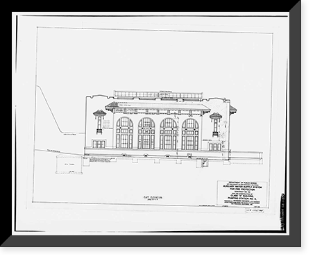San Francisco Fire Department, Pumping Station No. 2, Van Ness Avenue at Bay, San Francisco, San Francisco County, CA - 35 Classic, Antique Poster