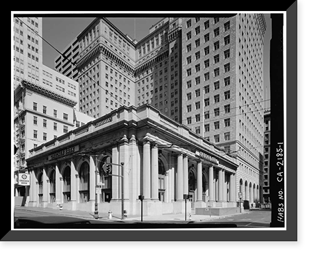 Anglo & London Paris National Bank, One Sansome Street, San Francisco, San Francisco County, CA, Antique Poster