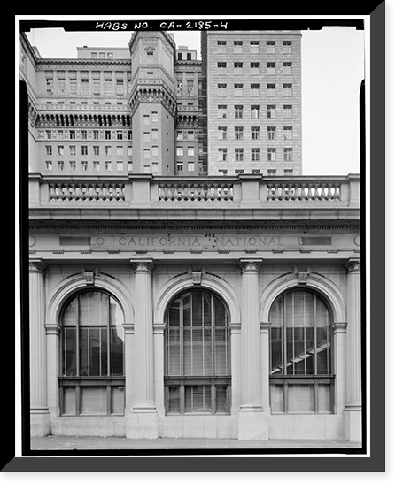 Anglo & London Paris National Bank, One Sansome Street, San Francisco, San Francisco County, CA - 4 Classic, Vintage Wall Art