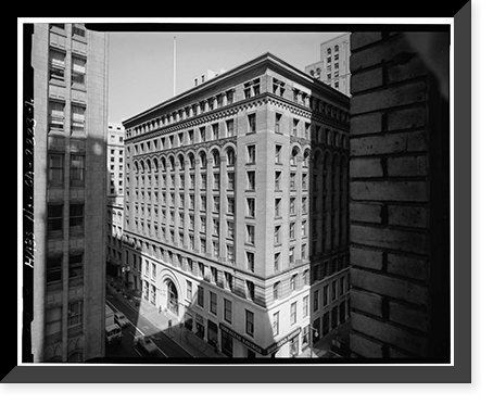 Historic Framed Print, Mills Building, 220 Montgomery Street, San Francisco, San Francisco County, CA - 2,  17-7/8" x 21-7/8"