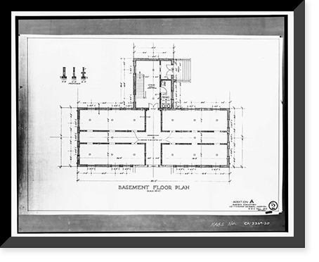 Letterman General Hospital, Nurses' Quarters, Girard Road & Lincoln Boulevard, Presidio of San F, San Francisco, San Francisco County, CA - 20, Historic Reproduction