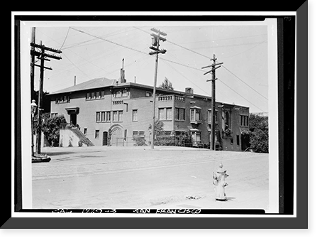 Stevenson-Osbourne House, Hyde & Lombard Streets, San Francisco, San Francisco County, CA - 3, Vintage Wall Art