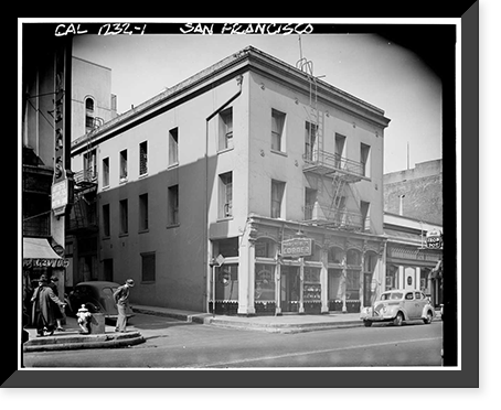 Bolton & Barron Building, Montgomery & Merchant Streets, San Francisco, San Francisco County, CA Classic, Historic Reproduction