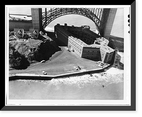 Fort Point, U.S. Highway 101, San Francisco, San Francisco County, CA - 10, Antique Print
