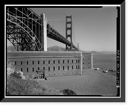 Fort Point, U.S. Highway 101, San Francisco, San Francisco County, CA - 13, Antique Poster