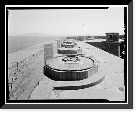 Fort Point, U.S. Highway 101, San Francisco, San Francisco County, CA - 18, Vintage Print