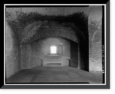 Fort Point, U.S. Highway 101, San Francisco, San Francisco County, CA - 36, Vintage Print