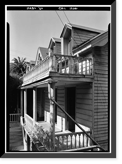 Phelps House, 329 Divisadero Street, San Francisco, San Francisco County, CA Classic, Vintage Poster
