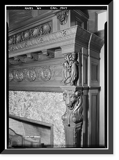Whittier Mansion, 2090 Jackson Street, San Francisco, San Francisco County, CA - 9, Historic Print
