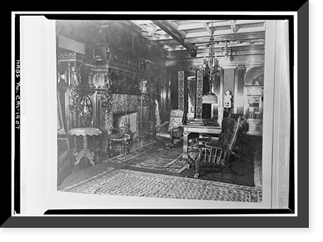 Whittier Mansion, 2090 Jackson Street, San Francisco, San Francisco County, CA - 12, Antique Print