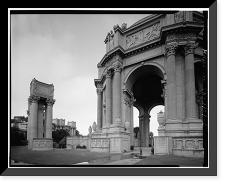 Palace of Fine Arts, Baker Street, San Francisco, San Francisco County, CA - 6, Antique Poster