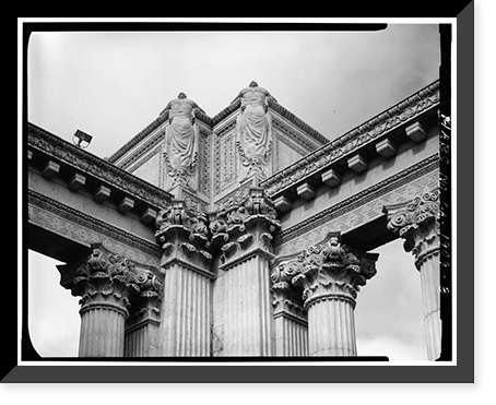 Palace of Fine Arts, Baker Street, San Francisco, San Francisco County, CA - 8, Historic Print