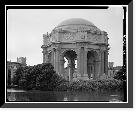 Historic Framed Print, Palace of Fine Arts, Baker Street, San Francisco, San Francisco County, CA - 9,  17-7/8" x 21-7/8"