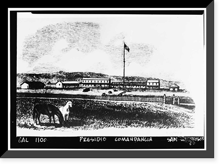 Presidio of San Francisco, U.S. 101 & I-480, San Francisco, San Francisco County, CA - 5, Antique Print