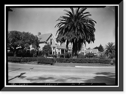 Presidio of San Francisco, Officers' Quarters, Funston Avenue, San Francisco, San Francisco County, CA, Historic Print