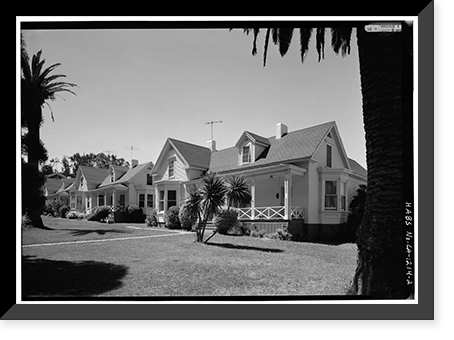 Presidio of San Francisco, Officers' Quarters, Funston Avenue, San Francisco, San Francisco County, CA - 2, Antique Poster
