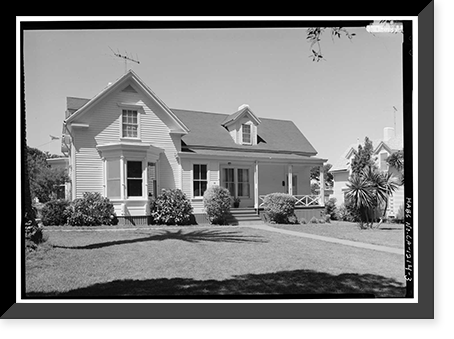 Presidio of San Francisco, Officers' Quarters, Funston Avenue, San Francisco, San Francisco County, CA - 3, Historic Print