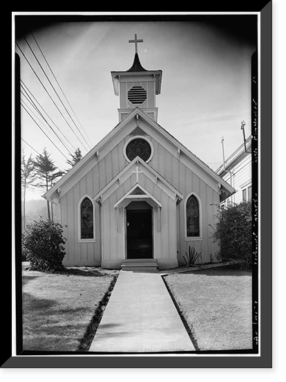 Presidio of San Francisco, Chapel of Our Lady, Moraga Avenue, San Francisco, San Francisco County, CA - 4, Vintage Wall Art