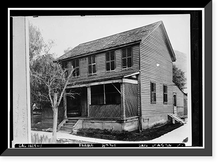 Frame House, Corral Hollow, San Joaquin County, CA Classic, Historic Print