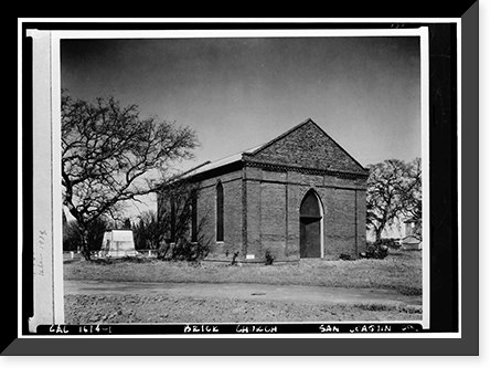 Harmony Grove Methodist Church, Lockeford Road, Lockeford, San Joaquin County, CA, Antique Poster