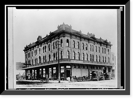 Avon Theatre, Main & California Streets, Stockton, San Joaquin County, CA, Historic Print