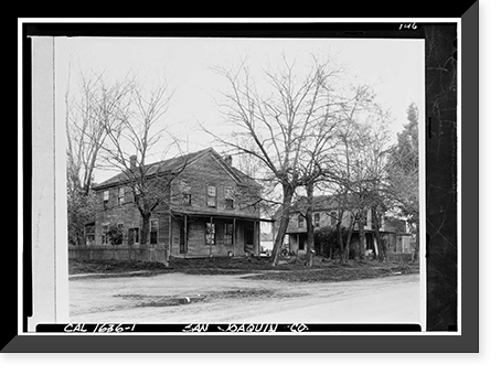 Arizona State Home for Insane, Woodbridge, San Joaquin County, CA Classic, Historic Print