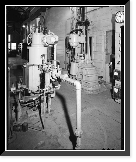 Centerville Hydroelectric System, Powerhouse, Butte Creek, Centerville, Butte County, CA - 10, Historic Print