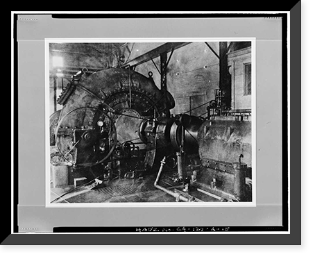 Centerville Hydroelectric System, Powerhouse, Butte Creek, Centerville, Butte County, CA - 15, Antique Wall Art