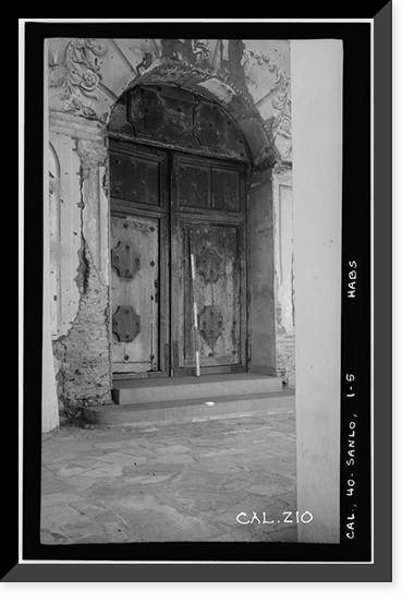 Mission San Luis Obispo de Tolosa, 782 Monterey Street, San Luis Obispo, San Luis Obispo County, CA - 5, Antique Print