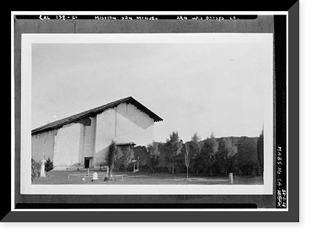 Mission San Miguel Arcangel, Highway 101, San Miguel vicinity, San Luis Obispo County, CA - 19, Historic Reproduction