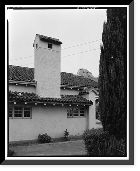 Southern Pacific Railroad Station, Burlingame Avenue & California Drive, Burlingame, San Mateo County, CA - 8 Classic, Vintage Print