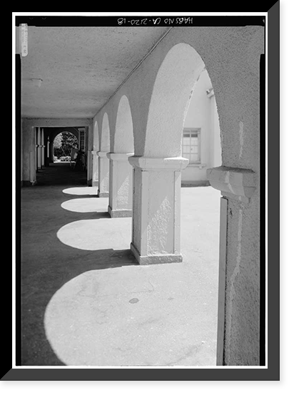 Southern Pacific Railroad Station, Burlingame Avenue & California Drive, Burlingame, San Mateo County, CA - 18, Antique Poster