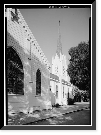 Church of the Nativity, 210 Oak Grove Avenue, Menlo Park, San Mateo County, CA - 6, Antique Print