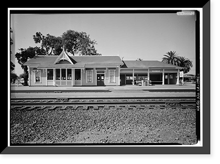 San Francisco & San Jose Railroad Station, 1100 Merrill Street, Menlo Park, San Mateo County, CA, Historic Reproduction