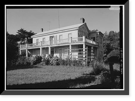 Steele Brothers Dairies, Cascade Ranch House, Pescadero vicinity, San Mateo County, CA, Historic Reproduction