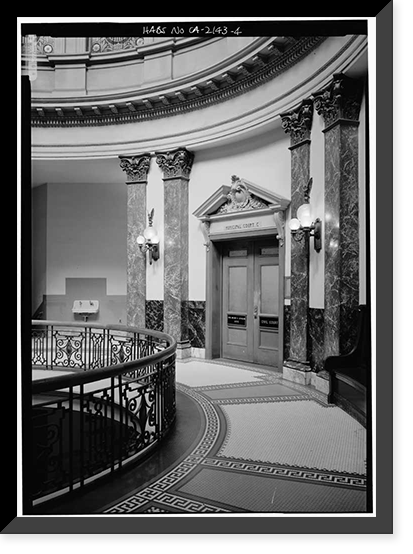 San Mateo County Courthouse, Middlefield, Hamilton, Broadway & Marshall Streets, Redwood City, San Mateo County, CA - 4, Antique Wall Art